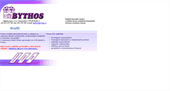 Desktop Screenshot of bythos.cz